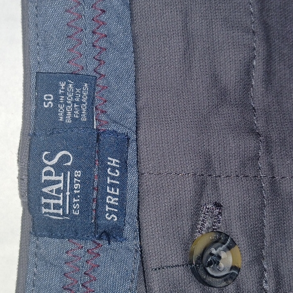 Chaps Cargo Shorts - Stretch Big&Tall Gray NWT - Picture 4 of 7